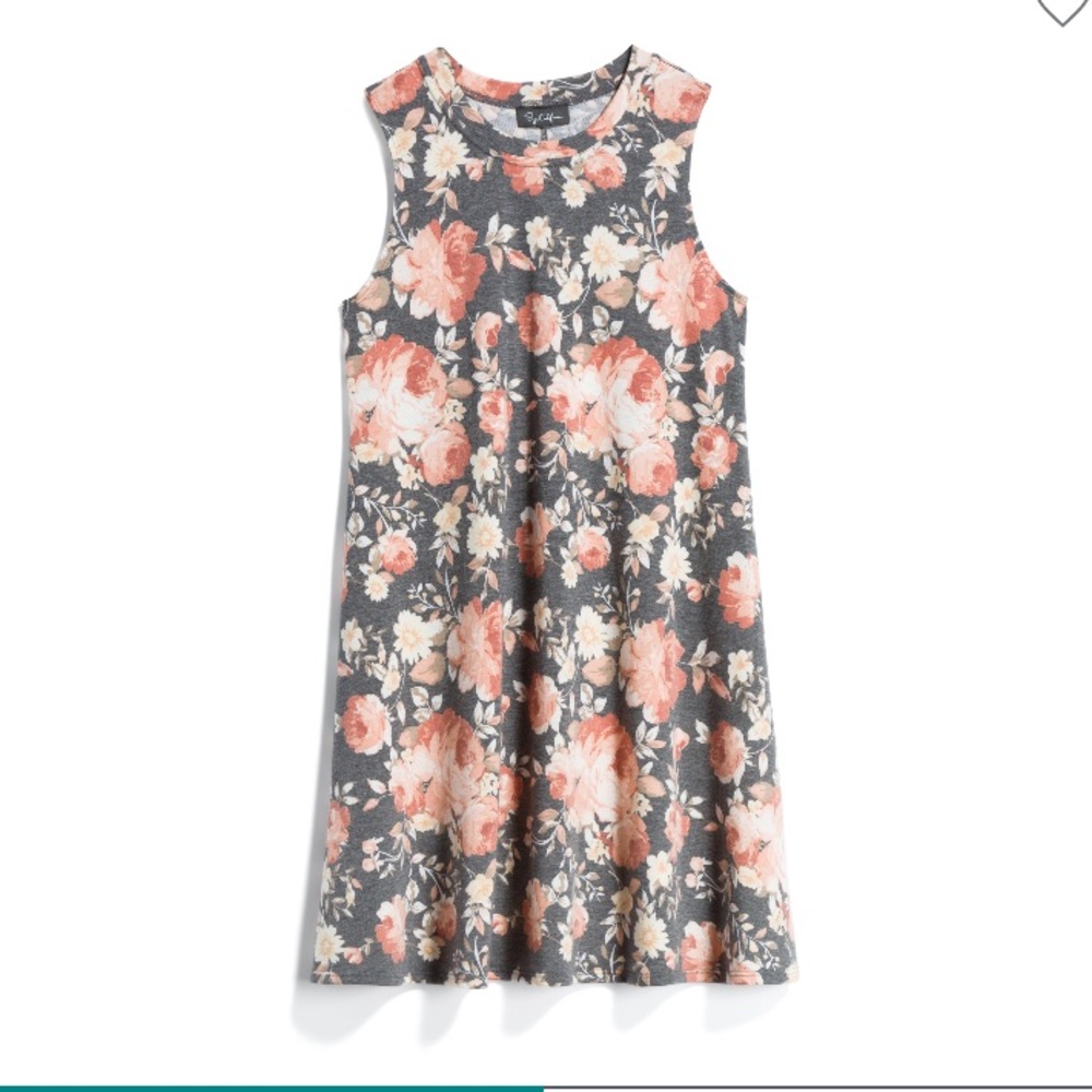 Sleeveless Floral Dress